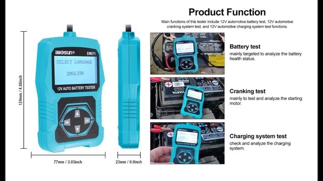 7 Тестер аккумулятора с Алиэкспресс Aliexpress Car Battery Tester Лучшие товары для авто из Китая смотреть онлайн