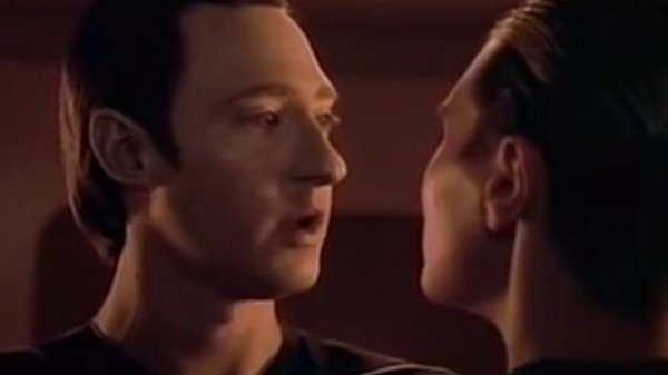 Data and Tasha Yar - Star Trek The next generation