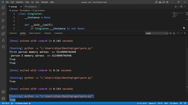 Mastering the Singleton Design Pattern in Python: Ensure One and Only One Instance of a Class! magi смотреть онлайн