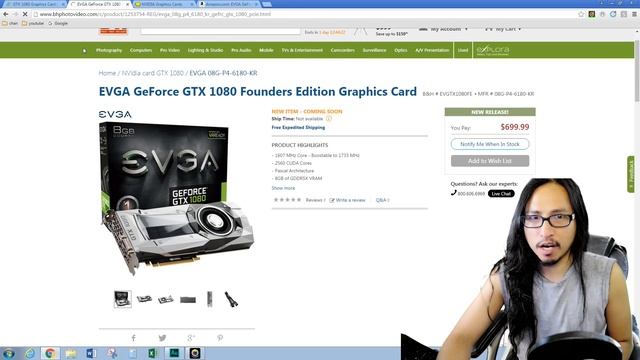 Nvidia GTX 1080 - Sold Out - Preorder Sold Out - What's it like to Order смотреть онлайн