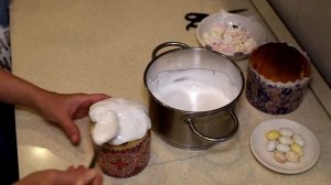 Самая вкусная и нежная глазурь без яиц. Украшение из маршмеллоу.