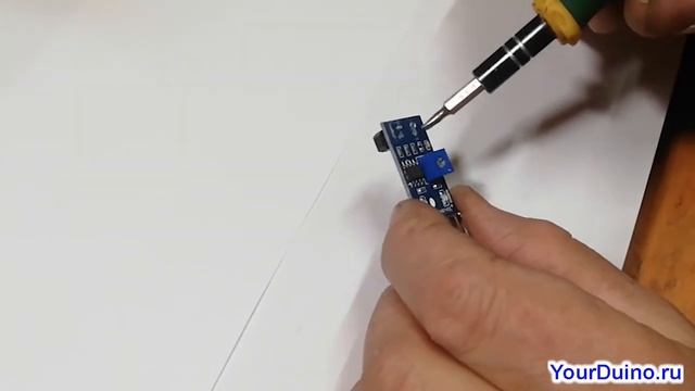 Настройка датчика отражения TCRT5000 смотреть онлайн