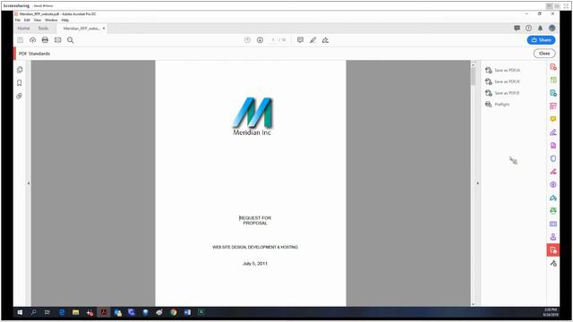 Adobe Acrobat Pro DC Tutorial 25 - PDF Standards смотреть онлайн