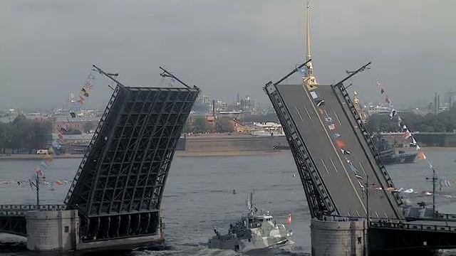 Парад ВМФ в Санкт-Петербурге. День ВМФ 30 июля 2017 салют смотреть онлайн