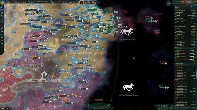 Horse Lord Mega-Campaign - Stellaris - Ep 158 - Super Shipyard смотреть онлайн