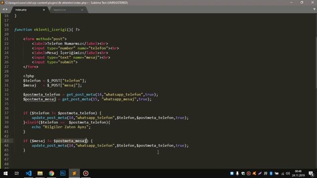 Kısım 2 - Whatsapp İletişim Butonu - 6.Bölüm - Wordpress Eklenti Geliştirme Dersleri смотреть онлайн
