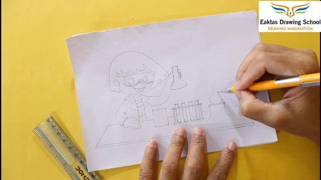 How to draw a science lab смотреть онлайн