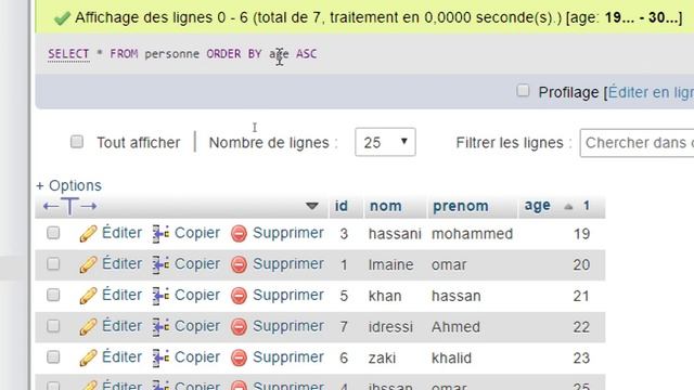 تعلم ORDER BY ASC DESC :SQL смотреть онлайн