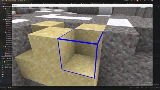 Voxel Engine - Made with Python 3 and GLSL смотреть онлайн