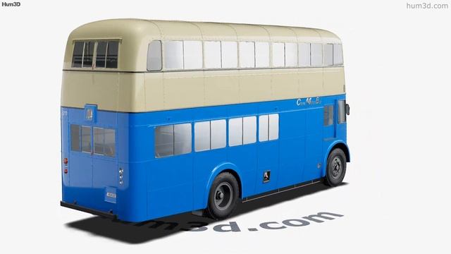 Guy Arab DoubleDecker Bus 1966 3D model by Hum3D.com смотреть онлайн