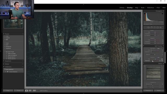 How to Make GREEN MOODY DARK Look in Lightroom смотреть онлайн