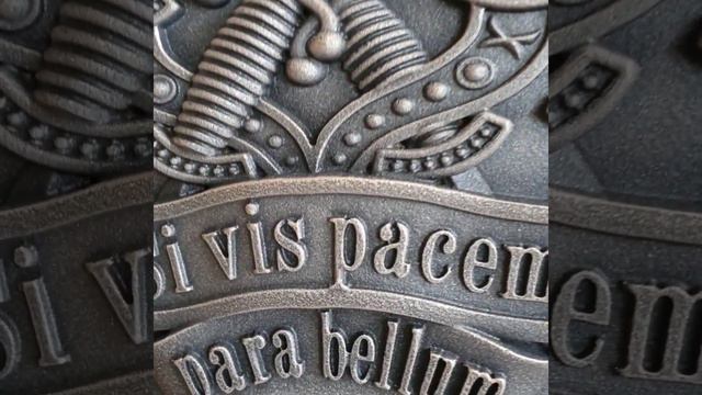 Український сувенір - настінне різьблене панно "Si vis pacem, para bellum" смотреть онлайн