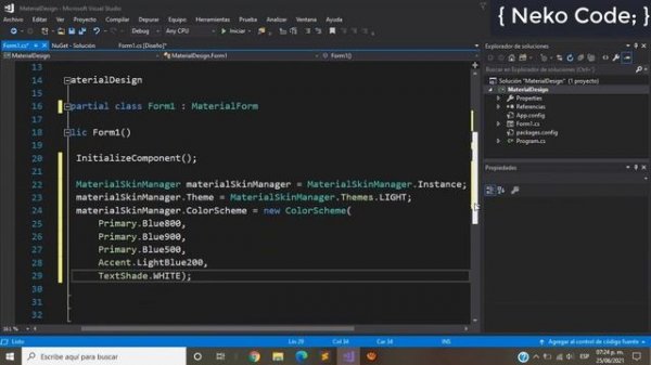 Install MaterialSkin 2 Visual Studio C#