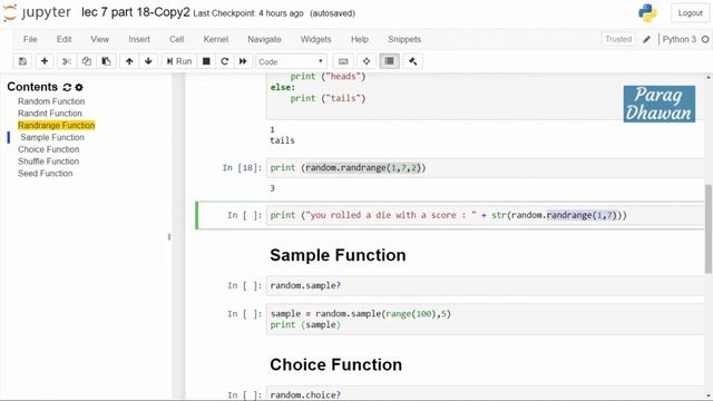 Python Random Module смотреть онлайн