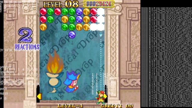 Magical Drop 3 TAS AI Solver - Beginner Survival Clear! смотреть онлайн