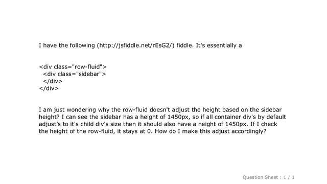 HTML : twitter-bootstrap row-fluid doesn't adjust height according to it's child size смотреть онлайн