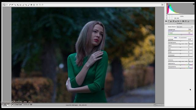 Волшебная кнопка Photoshop Настраиваем цвет кожи одним движением смотреть онлайн