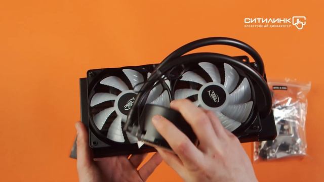 Обзор устройства охлаждения(кулер) DEEPCOOL Watercooler GAMMAXX L240T WHITE | Ситилинк