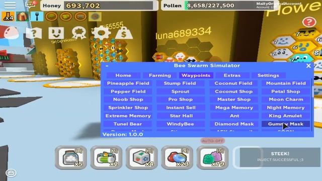 SCRIPT FOR - Bee Swarm Simulator-Скрипт на - Симулятор Пчеловода - 2019,2020 -