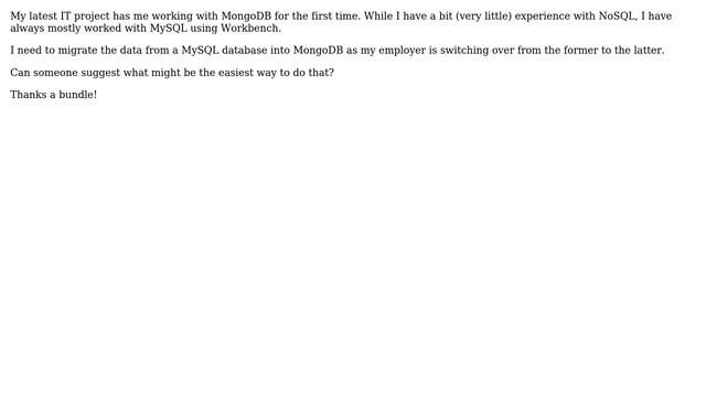 Databases: Transfer Data between MySQL and MongoDB Databases смотреть онлайн