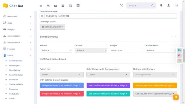 Chatbot Dashboard Bootstrap Admin Panel Template with Light LTR Theme смотреть онлайн