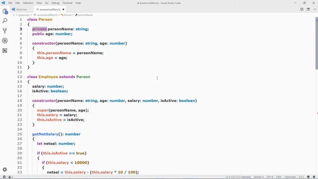 Access Modifiers in TypeScript | TypeScript Tutorial смотреть онлайн