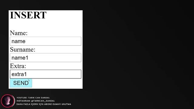PHP ile FORM kullanarak MySQL INSERT, UPDATE, DELETE (Veri ekleme, Güncelleme, Silme) Yapımı. смотреть онлайн