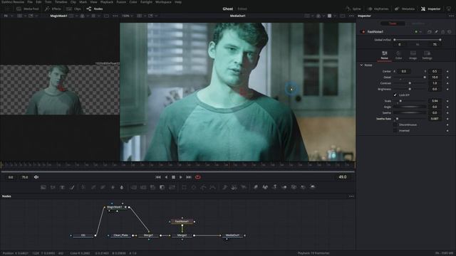 GHOST EFFECTS in Fusion! - DaVinci Resolve VFX Tutorial смотреть онлайн