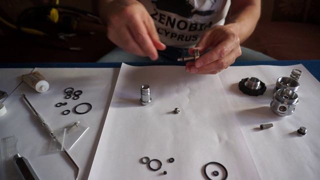 Ремонт и обслуживание первой ступени регулятора AquaLung Calipso смотреть онлайн