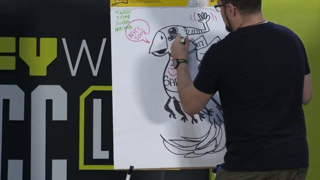 Artist vs Artist! Oni Press Monster Sketch Battle | NYCC 2018 | SYFY WIRE смотреть онлайн