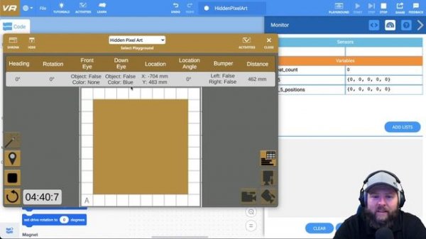 VEX VR Hidden Pixel Art