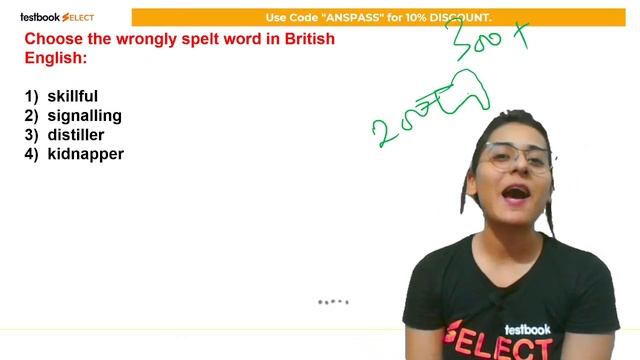 SSC MTS/Havaldar Previous Year Paper - English | Spelling Questions Practice by Ananya Ma'am смотреть онлайн