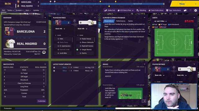 FM19 Barcelona – EP7 – Champions League Semi Final – FOOTBALL MANAGER 2019 смотреть онлайн