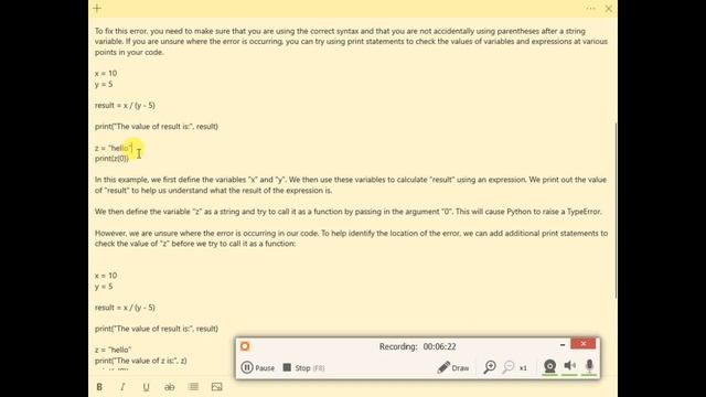Python TypeError 'str' object not callable | How to Fix смотреть онлайн
