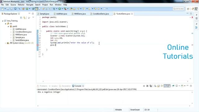 Java for Selenium Basics | Operators | If else Conditions | While Do While | For Loop Tutorials смотреть онлайн