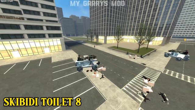 Skibidi toilets battles ORIGINAL vs GAME(Speaker woman, Titan Cameraman, All Episodes) in Garrys mo смотреть онлайн