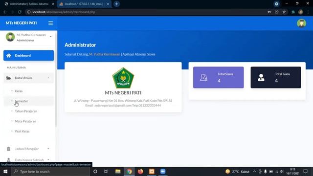 APLIKASI ABSENSI SISIWA BERBASIS WEB - Free sorce code смотреть онлайн