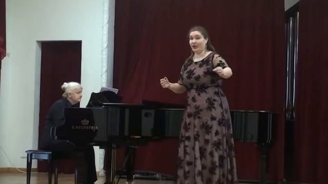 Юлия Вакула. Н.Римский-Корсаков романс "Баловница" смотреть онлайн