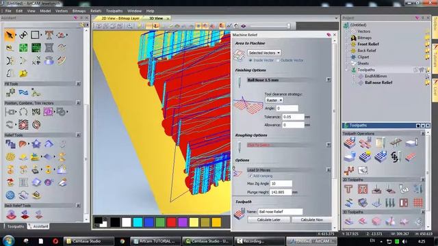 Artcam 2012 How import STL Model and next steps Part 2 смотреть онлайн
