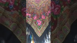 Платок шерстяной 146/146, «Таинственная муза», автор: Дадонова Ирина, 2 марта 2021 г.