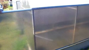 Теплица - парник из поликарбоната. Двери купе