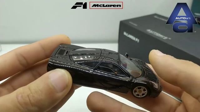 McLaren F1 1:43 AUTOart Signature | Сравнительный анализ черного и белого цвета | Black vs. White смотреть онлайн