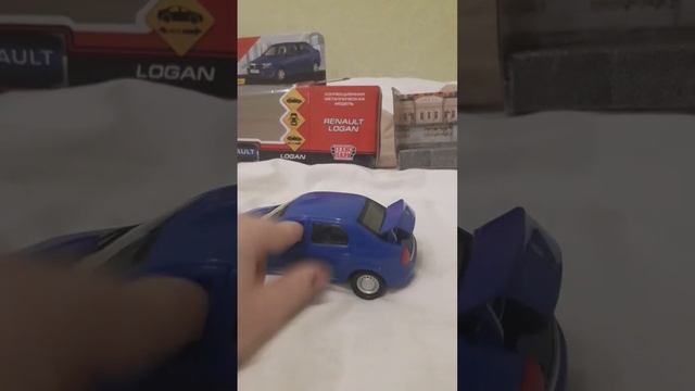 моя новая машинка Renault Logan от Технопарк смотреть онлайн