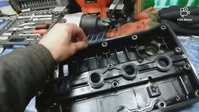 замена прокладки клапанной крышки daewoo nexia 16v смотреть онлайн
