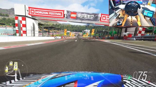 Forza Horizon 4 | Lego City Driving Ford Focus RS RX | Thrustmaster Car Wheel смотреть онлайн