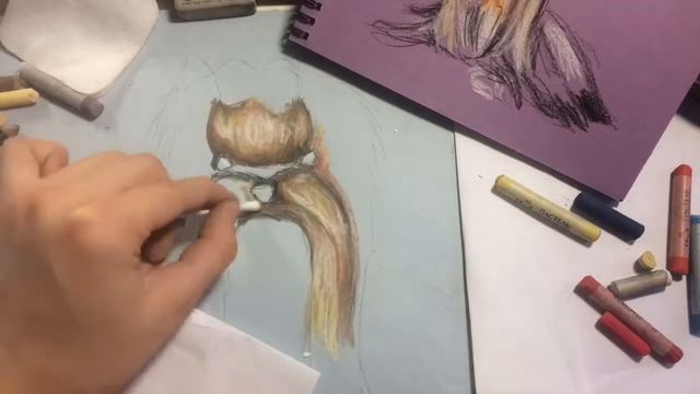 ПАСТЕЛЬ. РИСУМ ЙОРКА. Учимся рисовать. Рисуем собак dogs Часть1 смотреть онлайн