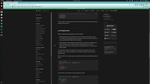 Reading the new VueJs.org docs LIVE! - Part 17 - Component Registration смотреть онлайн