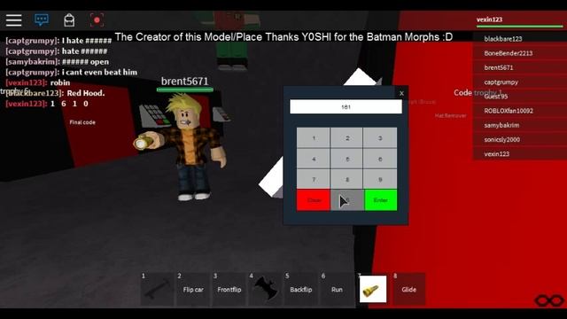 Roblox Batman Gotham City codes смотреть онлайн