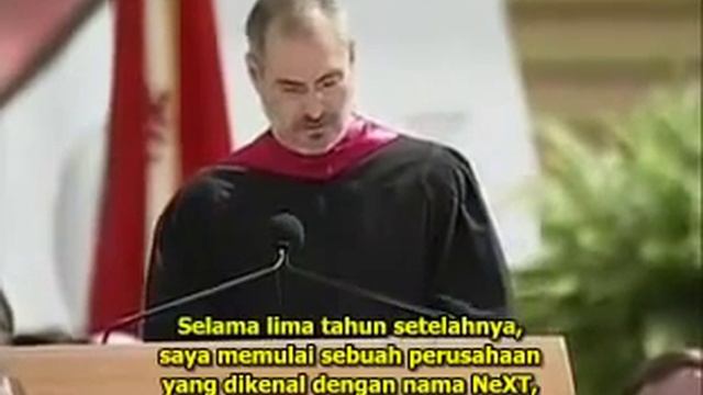 Steve Jobs Stanford Commencement Speech 2005 with Indonesian Subtitle смотреть онлайн