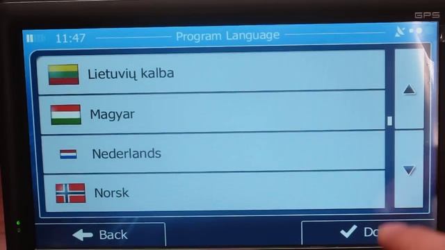 How to change the GPS voice language and program language смотреть онлайн